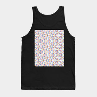 Paper Clip Seamless Pattern Tank Top